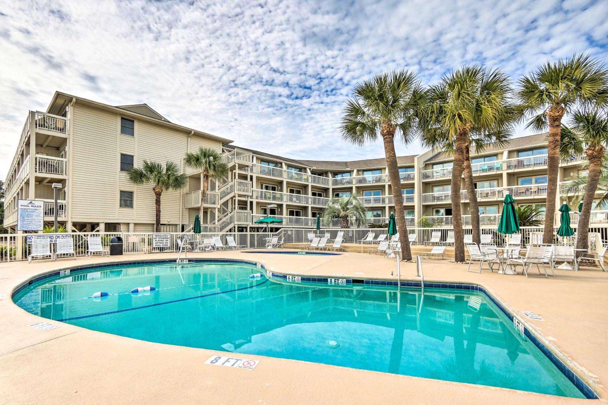 Beachfront Condo With Pool Access In Hilton Head! Hilton Head Island Ngoại thất bức ảnh