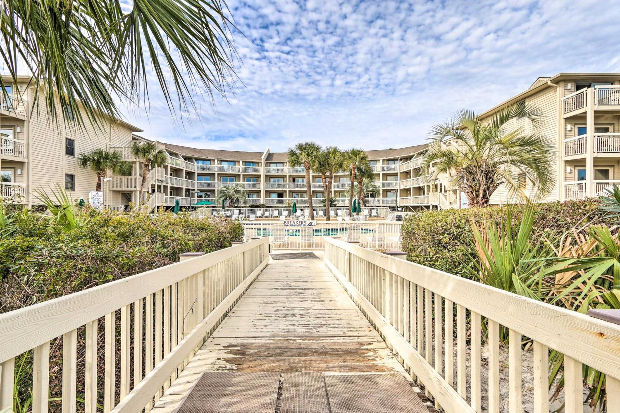 Beachfront Condo With Pool Access In Hilton Head! Hilton Head Island Ngoại thất bức ảnh